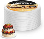 5packs Cake Boards 10 Inch Round,1/2" Thick Cake Drum, Cake Board Food Grade Cake Base, White Cake Cardboard