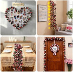 5Pcs 41FT Pink Flower Garland for Backdrop and Mothers Day Decor, alternate view 6