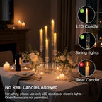 5PCS Acrylic Candelabra for Table Centerpieces,5 Arm Candle Stick Candle Holder Bulk for Wedding Party Birthday, alternate