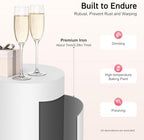5Pcs Cylinder Stands, Round Cylinder Stands for Wedding & Party in White, alternate view 3