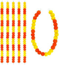 5Pcs Diwali Artificial Marigold Garlands for Home Wedding Decoration