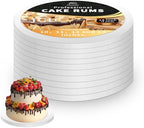 5pcs Large Cake Boards Drum 14 Inch Round, 1/2" Thick Cake Drums, Cake Decorating Supplies Sturdy Cake