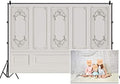 5x3ft Vintage Room Inside Backdrop European Frame Modern House French Castle Cementery Wall Retro Style Photo