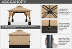 5x5 Pop Up Canopy Tent, Easy Setup Instant Shelter with Wheeled Bag, Heavy Duty Outdoor Canopy for Beach, alternate view 3