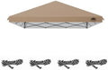 5x5ft Replacement Canopy Top with Air Vent, Waterproof & UV Protection Canopy Tent Top Cover for Straight Leg