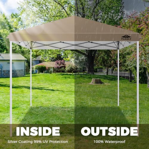 5x5ft Replacement Canopy Top with Air Vent, Waterproof & UV Protection Canopy Tent Top Cover for Straight Leg, alternate view