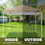 5x5ft Replacement Canopy Top with Air Vent, Waterproof & UV Protection Canopy Tent Top Cover for Straight Leg, alternate view