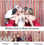5x7 FT Rainbow Sequin Backdrop | Rod Pocket Hanging Photo Booth Background for Birthdays, Baby Showers, Weddings, alternate