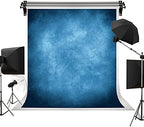 5x7ft Dark Blue Abstract Backdrops Blue Portrait Professional Backgrounds Retro Backdrop in 5x7ft