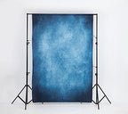 5x7ft Dark Blue Abstract Backdrops Blue Portrait Professional Backgrounds Retro Backdrop in 5x7ft, alternate view 3