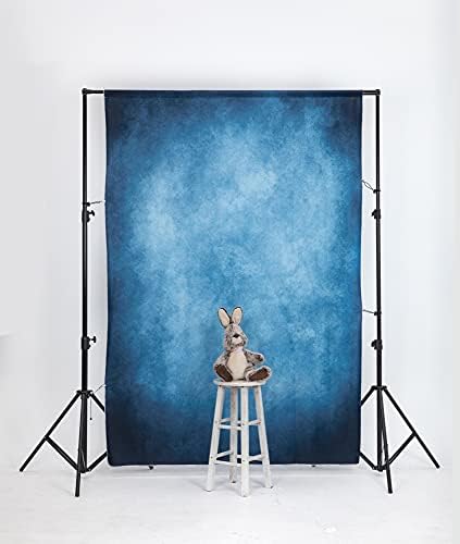 5x7ft Dark Blue Abstract Backdrops Blue Portrait Professional Backgrounds Retro Backdrop in 5x7ft, alternate view 5