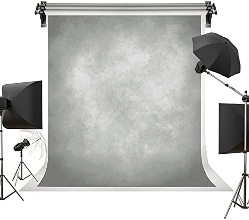 5x7ft Light Grey Backdrops Abstract Photography Backdrop for Professional Studio Backgrounds in 5x7ft