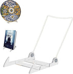 6.25" White Acrylic Display Stand Made in USA - 36 Pack in Acrylic White