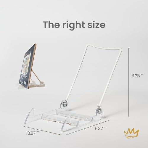 6.25" White Acrylic Display Stand Made in USA - 36 Pack in Acrylic White, alternate view 2