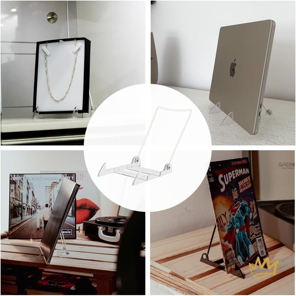 6.25" White Acrylic Display Stand Made in USA - 36 Pack in Acrylic White, alternate view 5