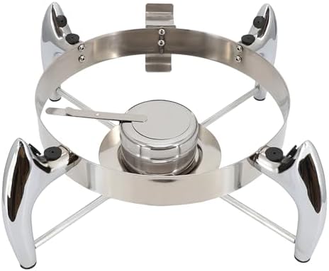 6.3 Quart Round Stainless Steel Professional Chafing Dish/Food Warmer/Buffet Server Serving Trays w/Window &, alternate view