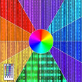 6.56 Ft Color Changing Fairy Curtain Lights, 16 Colors with Remote