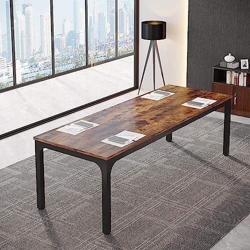 6.5FT Conference Table, 78.7-Inch Rectangle Meeting Seminar Table, Large Business Tables for 6-8 People (Only
