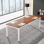 6.5FT Conference Table, 78.7-Inch Rectangle Meeting Seminar Table, Large Business Tables for 6-8 People (Only