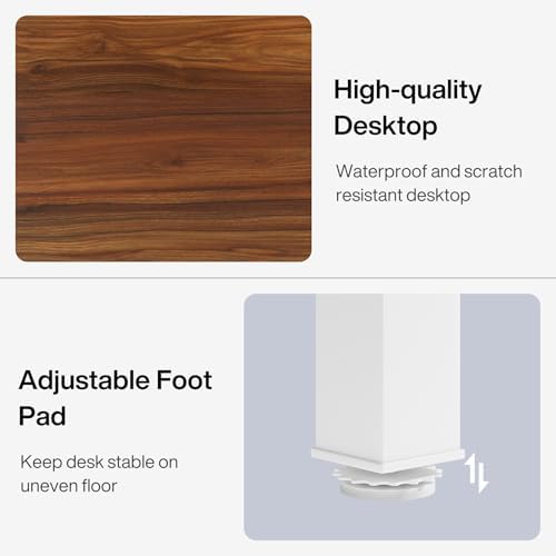 6.5FT Conference Table, 78.7-Inch Rectangle Meeting Seminar Table, Large Business Tables for 6-8 People (Only, alternate view