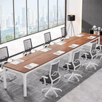 6.5FT Conference Table, 78.7-Inch Rectangle Meeting Seminar Table, Large Business Tables for 6-8 People (Only, alternate view