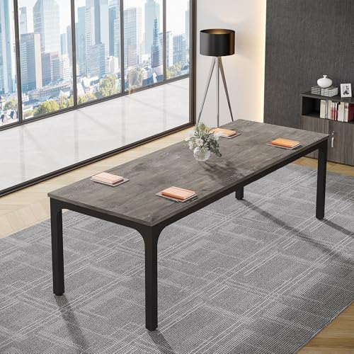 6.5FT Conference Table, 78.7-Inch Rectangle Meeting Seminar Table, Large Business Tables for 6-8 People (Only