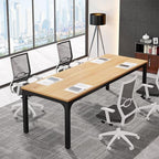 6.5FT Conference Table, 78.7 Inche Rectangle Meeting Seminar Table, Large Business Tables for 6-8 People (Only, alternate