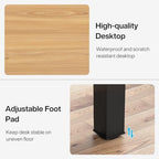 6.5FT Conference Table, 78.7 Inche Rectangle Meeting Seminar Table, Large Business Tables for 6-8 People (Only, alternate