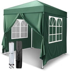 6.5x6.5 Pop Up Canopy Tent with Sidewalls, Outdoor Gazebo Canopy Tent, Patio Event Tents Outdoor Event Shelter