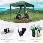 6.5x6.5 Pop Up Canopy Tent with Sidewalls, Outdoor Gazebo Canopy Tent, Patio Event Tents Outdoor Event Shelter, alternate