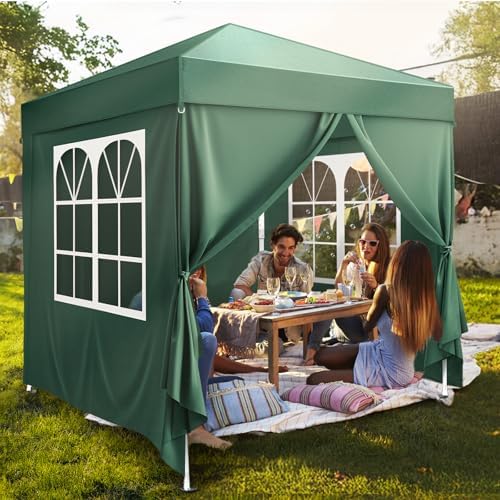 6.5x6.5 Pop Up Canopy Tent with Sidewalls, Outdoor Gazebo Canopy Tent, Patio Event Tents Outdoor Event Shelter, alternate