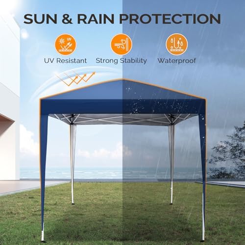 6.5x6.5 Pop Up Canopy Tent with Sidewalls, Outdoor Gazebo Canopy Tent, Patio Event Tents Outdoor Event Shelter, alternate