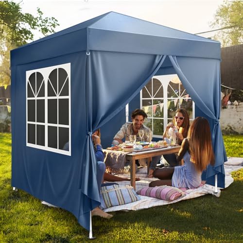 6.5x6.5 Pop Up Canopy Tent with Sidewalls, Outdoor Gazebo Canopy Tent, Patio Event Tents Outdoor Event Shelter, alternate
