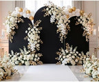 6,6.6,7.2FT Arch Backdrop Stand and Cover Set (Black) in 6,6.6,7.2FT in Black, alternate view 6
