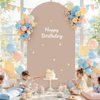 6.6 FT Arch Backdrop Cover Stretchy Nude Arch Covers Elastic Spandex Fabric for Chiara Backdrop Stand, Wedding, alternate