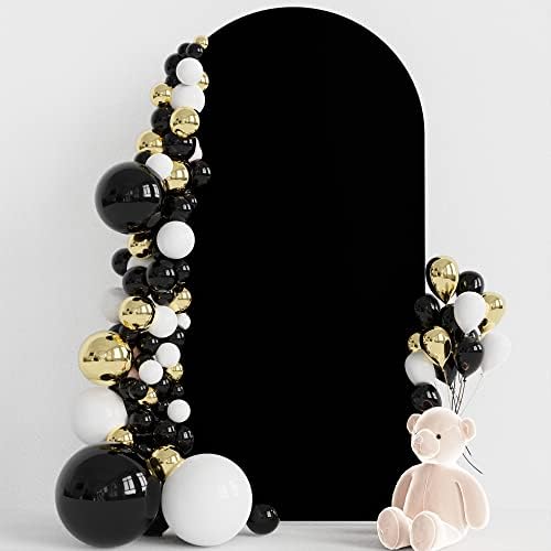 6.6FT Arch Backdrop Cover Black Arch Covers Strethy Backdrop