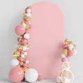 6.6FT Arch Backdrop Cover Blush Pink Arch Covers Stretchy Backdrop