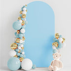 6.6FT Arch Backdrop Cover Dusty Blue Arch Covers Stretchy Backdrop