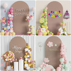 6.6FT Arch Backdrop Cover Nude Brown Arch Covers Stretchy Backdrop, alternate view 5