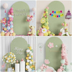 6.6FT Arch Backdrop Cover Sage Green Arch Covers Stretchy Backdrop, alternate view 4