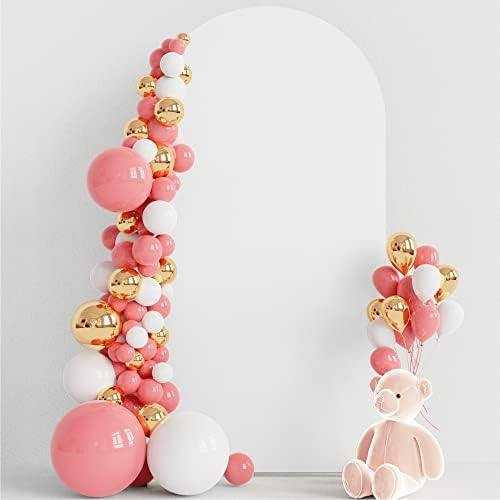 6.6FT Arch Backdrop Cover White Arch Covers Stretchy Backdrop