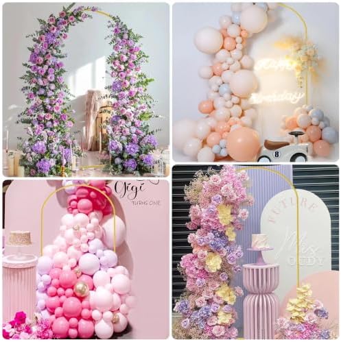 6.6FT Arch Backdrop Stand and Cover Set, Arch Stand with Black Cover, alternate view 6