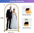6.6ft Arch Backdrop Stand Gold, alternate view 2