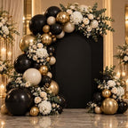 6.6FT Arch Covers, Black Arch Backdrop Cover, Cover Only in 6.6FT in Black, alternate view 3