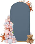 6.6FT Arch Covers, Dusty Blue Arch Backdrop Cover, Cover Only in 6.6FT in Dusty Blue