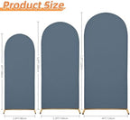6.6FT Arch Covers, Dusty Blue Arch Backdrop Cover, Cover Only in 6.6FT in Dusty Blue, alternate view 2