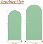6.6FT Arch Covers, Mint Green Arch Backdrop Cover, Cover Only in 6.6FT in Mint Green, alternate view 2