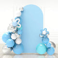 6.6Ft Baby Blue Wedding Arch Backdrop Cover for Party Deco in 6.6 FT in Baby Blue