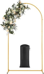 6.6FT Metal Wedding Arch Backdrop Stand for Party Balloon Arch Stand