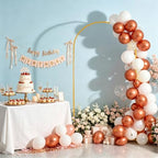 6.6FT Metal Wedding Arch Backdrop Stand for Party Balloon Arch Stand, alternate view 4